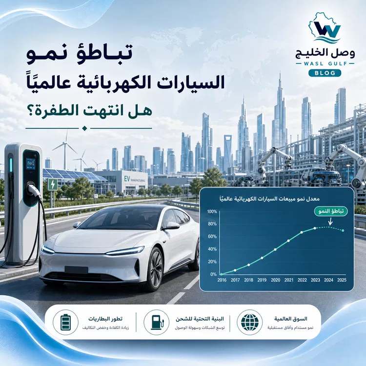 تباطؤ نمو السيارات الكهربائية