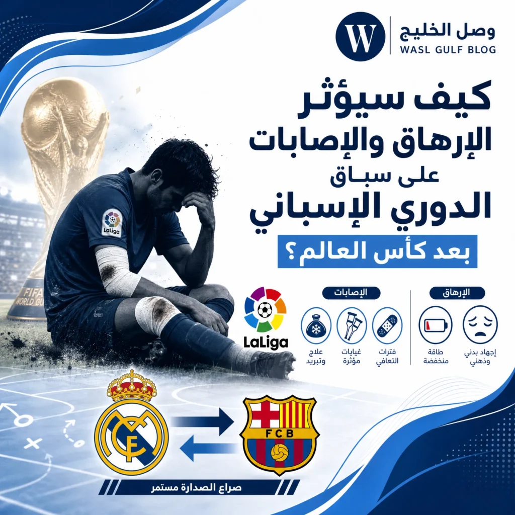 كيف سيؤثر الإرهاق والإصابات على سباق الدوري الإسباني بعد كاس العالم؟